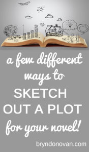 Ideas for people who HATE to plot... and for people who love it! / SKETCH OUT A PLOT FOR YOUR NOVEL #writing advice #writingtips #NaNoWriMo