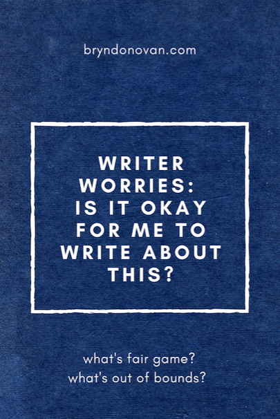 Is It Okay For Me To Write About This? #diversity #female characters #copyright #dark #too personal