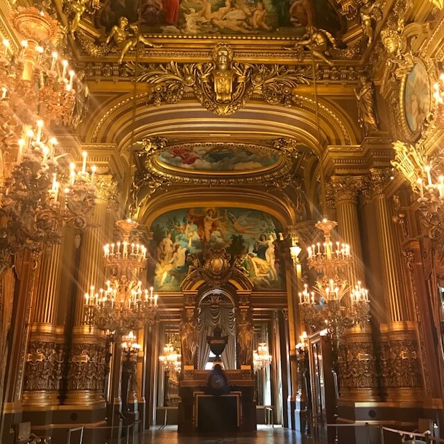 lavish interior of opera house #Notre Dame Before The Fire 