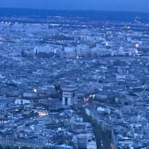 blue Paris from the Eiffel #l'heure bleue #Notre Dame After the Fire 