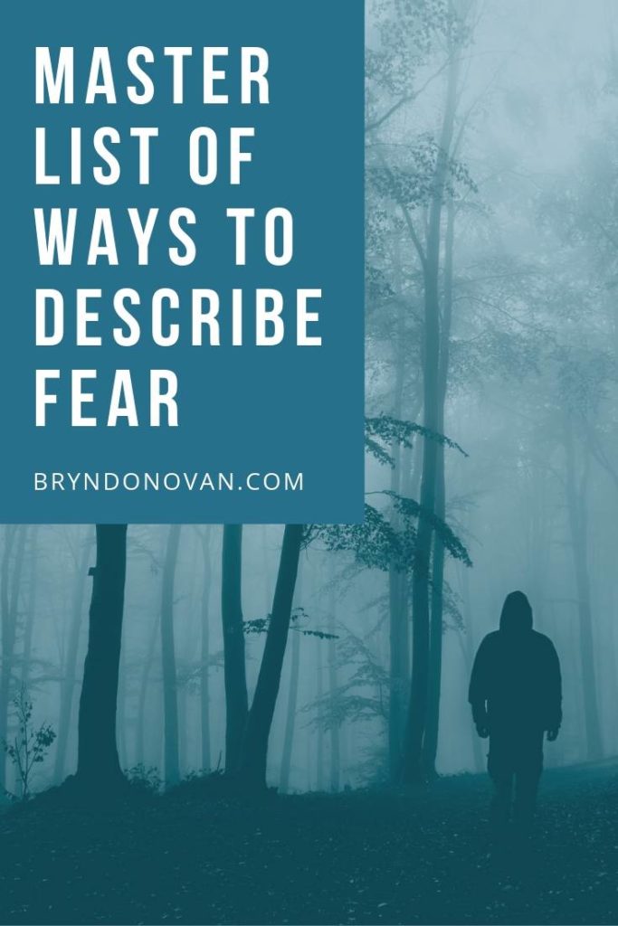 Master List of Ways to Describe Fear #master lists for writers free ebook #master lists for writers free pdf #master lists for writers free kindle #describing fear in a story #description of fear #great fear #how to describe fear #words describing fear