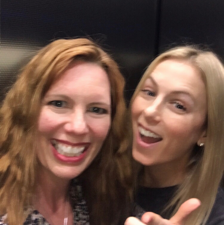 Topher Grace's Minor Adventures podcast - Stacey Donovan and Iliza Shlesinger in elevator 