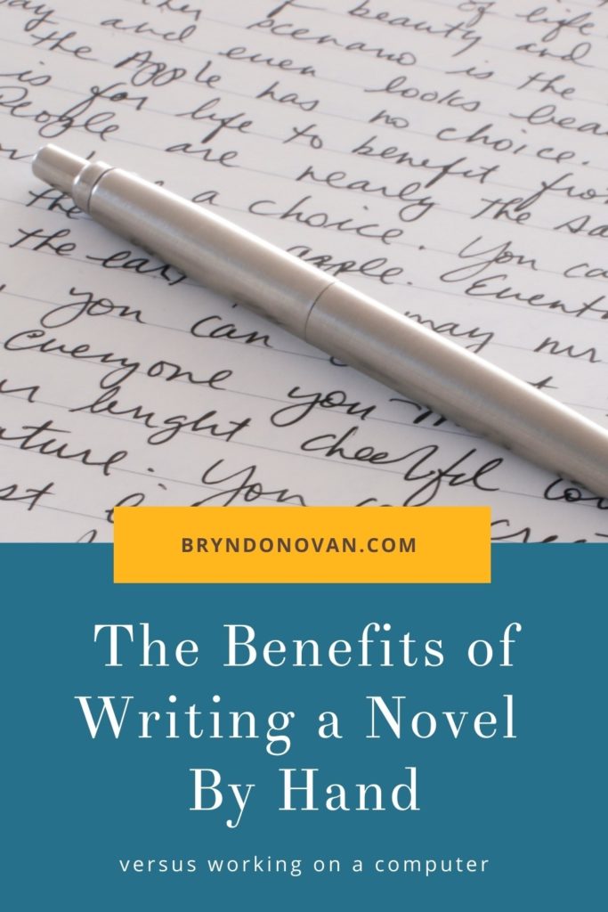 THE BENEFITS OF WRITING A NOVEL BY HAND versus on a computer #writing a novel longhand #writing on paper