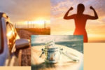 images of goals such as fitness, travel, saving money, and healthy eating