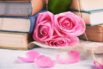 ROMANCE PUBLISHERS | pink roses and books