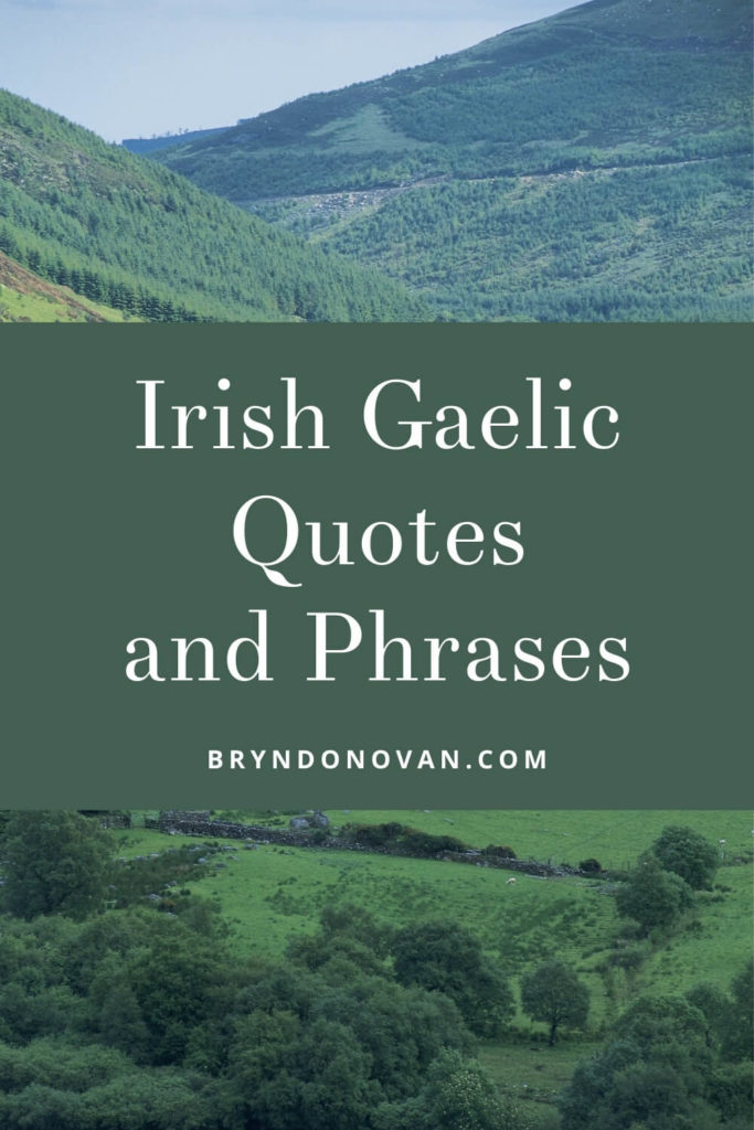 Perfect Irish Gaelic Quotes and Phrases For Tattoos, Instagram, or