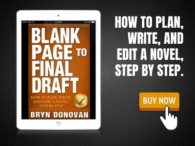 BLANK PAGE TO FINAL DRAFT ebook | buy now on Apple | How to Plan, Write, and Edit a Novel, Step by Step.