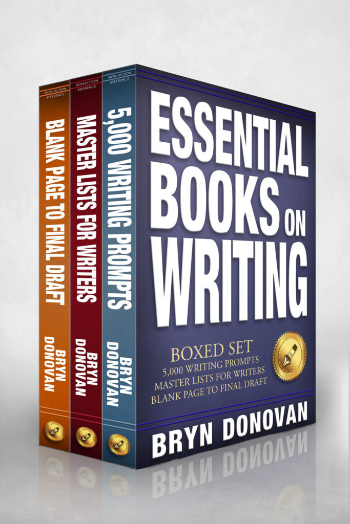 Bryn Donovan's Essential Books on Writing ebook boxed set: 5,000 WRITING PROMPTS, MASTER LISTS FOR WRITERS, and BLANK PAGE TO FINAL DRAFT