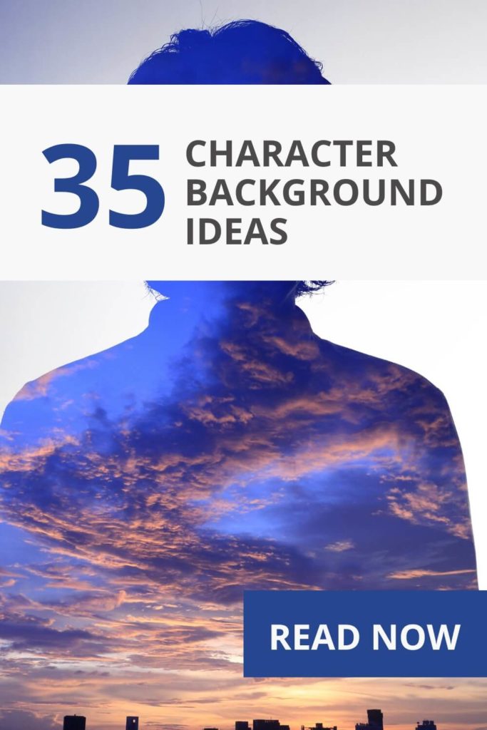 35 character background ideas - silhouette of person with sky