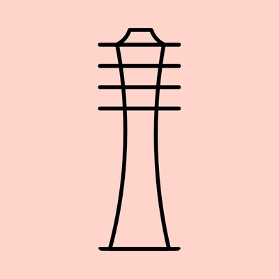 Djed pillar - African symbol of peace and stabiity