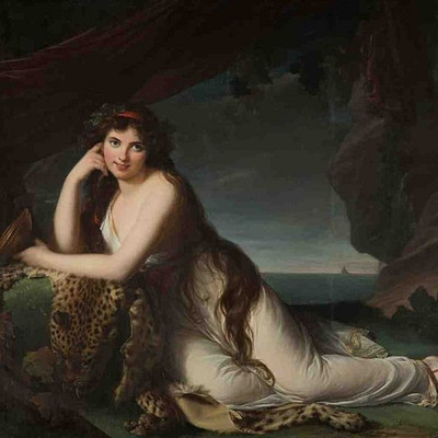 Emma Hamilton, painted by Élisabeth Louise Vigée Le Brun, 1794