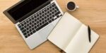 laptop, journal, pen, coffee: best website builders for authors post