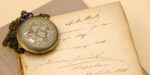 pocket watch, vintage journal with handwriting - answer the questions proust answered