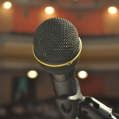 microphone close up