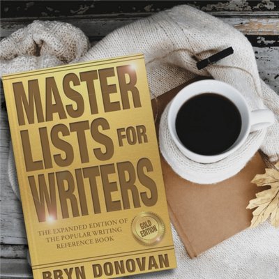 the book for writers Master Lists for Writers Gold Edition by Bryn Donovan